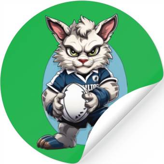 Discover Rugby cats Stickers