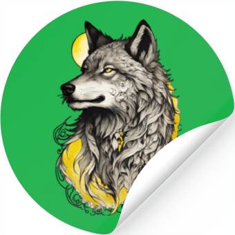 Discover Yellow dog Stickers