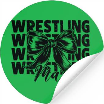 Discover Wrestling Mama Stickers