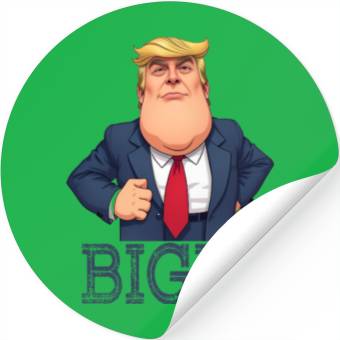 Discover Bigly Trump Stickers