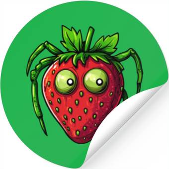 Discover Strawberry Spider Strawberry Spider Stickers