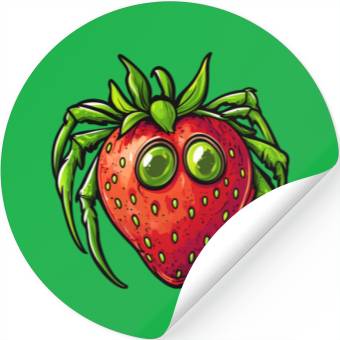 Discover Strawberry Spider Strawberry Spider Stickers