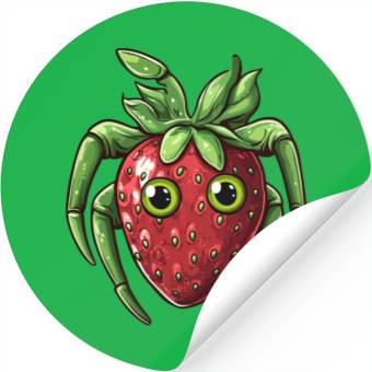 Discover Strawberry Spider Strawberry Spider Stickers