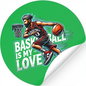 Discover Basketball Love Stickers