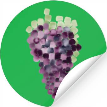 Discover Grape Mosaic Stickers