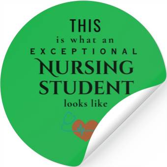 Discover Nursing Student Stickers