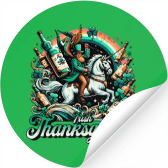 Discover Irish Thanksgiving Stickers