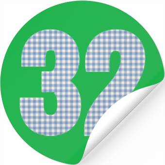 Discover ️ Oversized Gingham 32 ️ Stickers