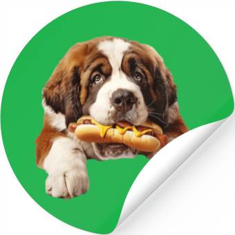 Discover Saint Bernard Stickers