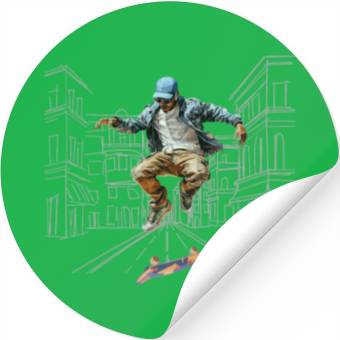 Discover skateboarding Stickers