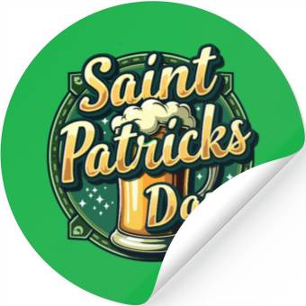 Discover Saint Patrick`s Day Beer Stickers