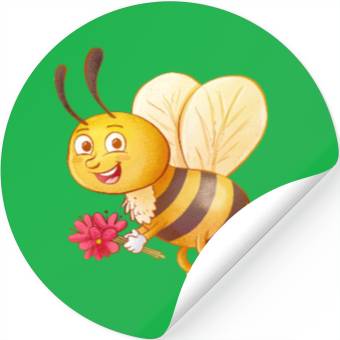 Discover Bee & Flower"s Stickers