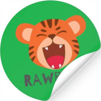 Discover baby tiger Stickers