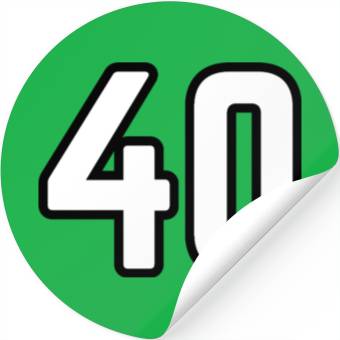 Discover 40th birthday Stickers