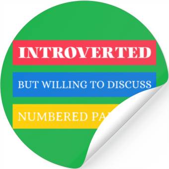 Discover NUMBERED PAINTING Stickers