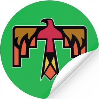 Discover Colorful Thunderbird design Stickers