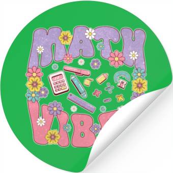 Discover Math Vibes Stickers