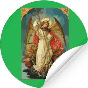 Discover Saint Michael the Archangel Stickers
