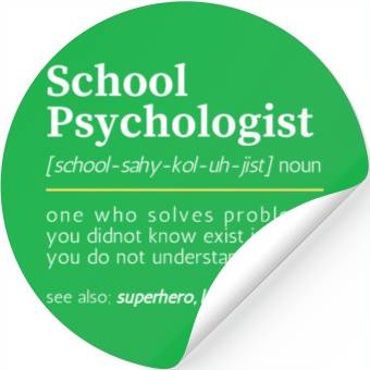 Discover School Psychologist noun Stickers
