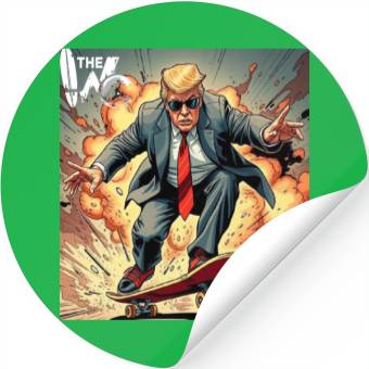 Discover TRUMPS SKATEBOARDING 2 Stickers