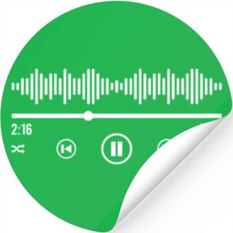 Discover Music Player Stickers