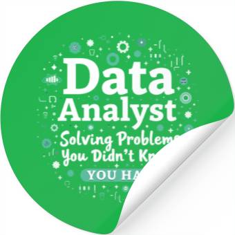 Discover Data Analyst Big Data Specialist Business Stickers