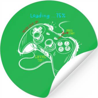Discover Next Level Gaming Stickers