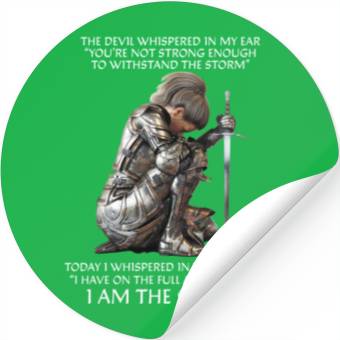 Discover I Am The Storm Stickers