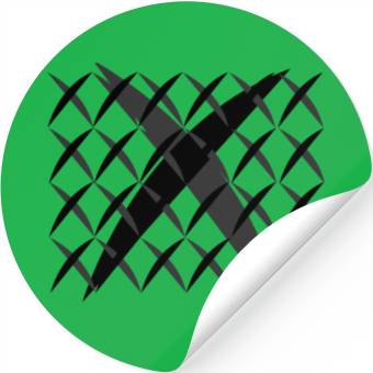 Discover Geometric Distortion Pattern Stickers