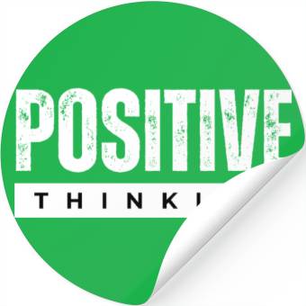 Discover Positive Thinking Inspirational Quote Stickers
