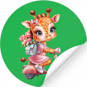 Discover Giraffe Stickers