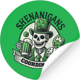 Discover St. Patrick's Day Shenanigans Coordinator Stickers