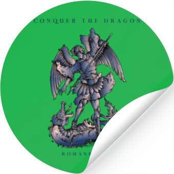 Discover Conquer The Dragon Stickers