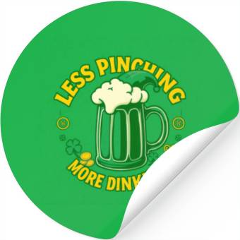 Discover Less Pinching, More Drinking – St. Patrick’s Fun Stickers