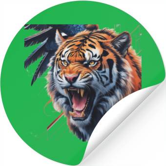 Discover Fierce Roar Stickers