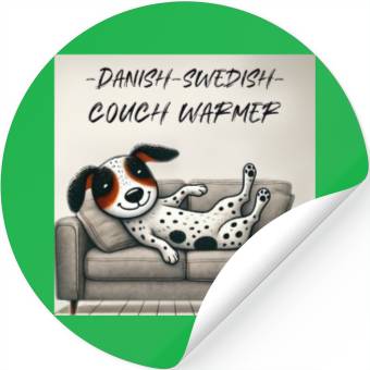 Discover Farm dog Stickers