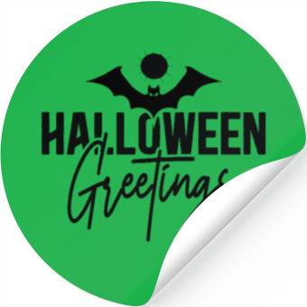 Discover Halloween Greeting Stickers