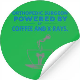Discover Powered by Coffee and X-Rays Stickers