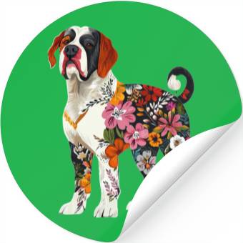 Discover Saint Bernard Stickers