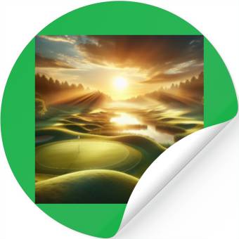 Discover Sunrise Golf Course Stickers