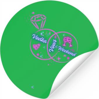 Discover Vodka, Vows & Weekend Stickers