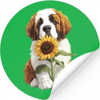 Discover Saint Bernard Stickers