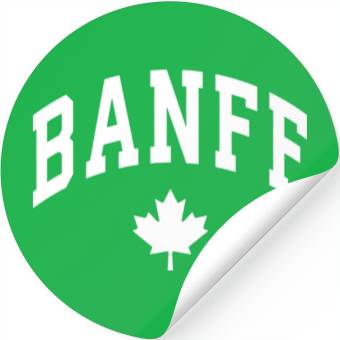 Discover Banff Arch Stickers