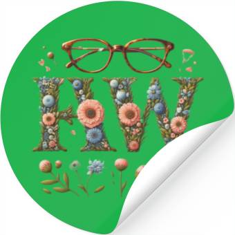 Discover Floral Vision Stickers