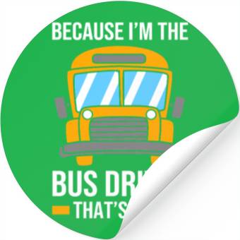 Discover School Bus Driver Funny School Bus Stickers