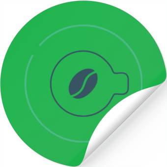 Discover A coffee cup Stickers