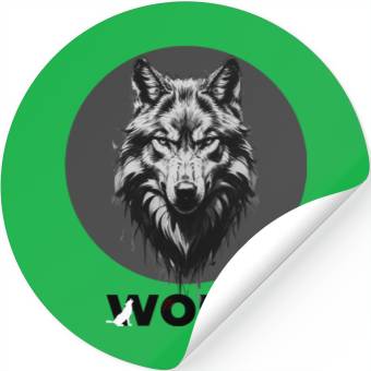 Discover wolf Stickers
