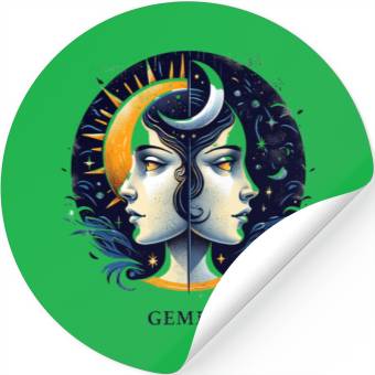 Discover Zodiac Card Gemini Stickers