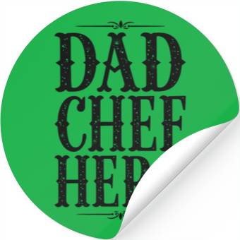 Discover Dad Chef Hero Stickers