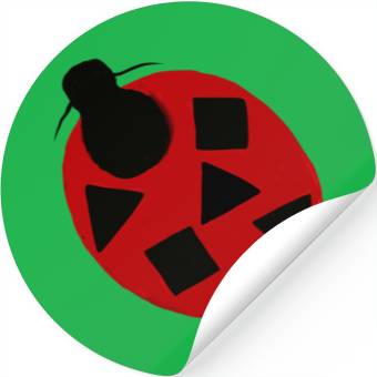 Discover Ladybug insect Excepcionalis Stickers